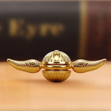 (Golden) Golden Fidget Spinner - Harry Potter-Inspired Winged Spinning Top, Durable Metal Relax Toy for Birthdays & Gifts, Fun Birthday Gift Idea