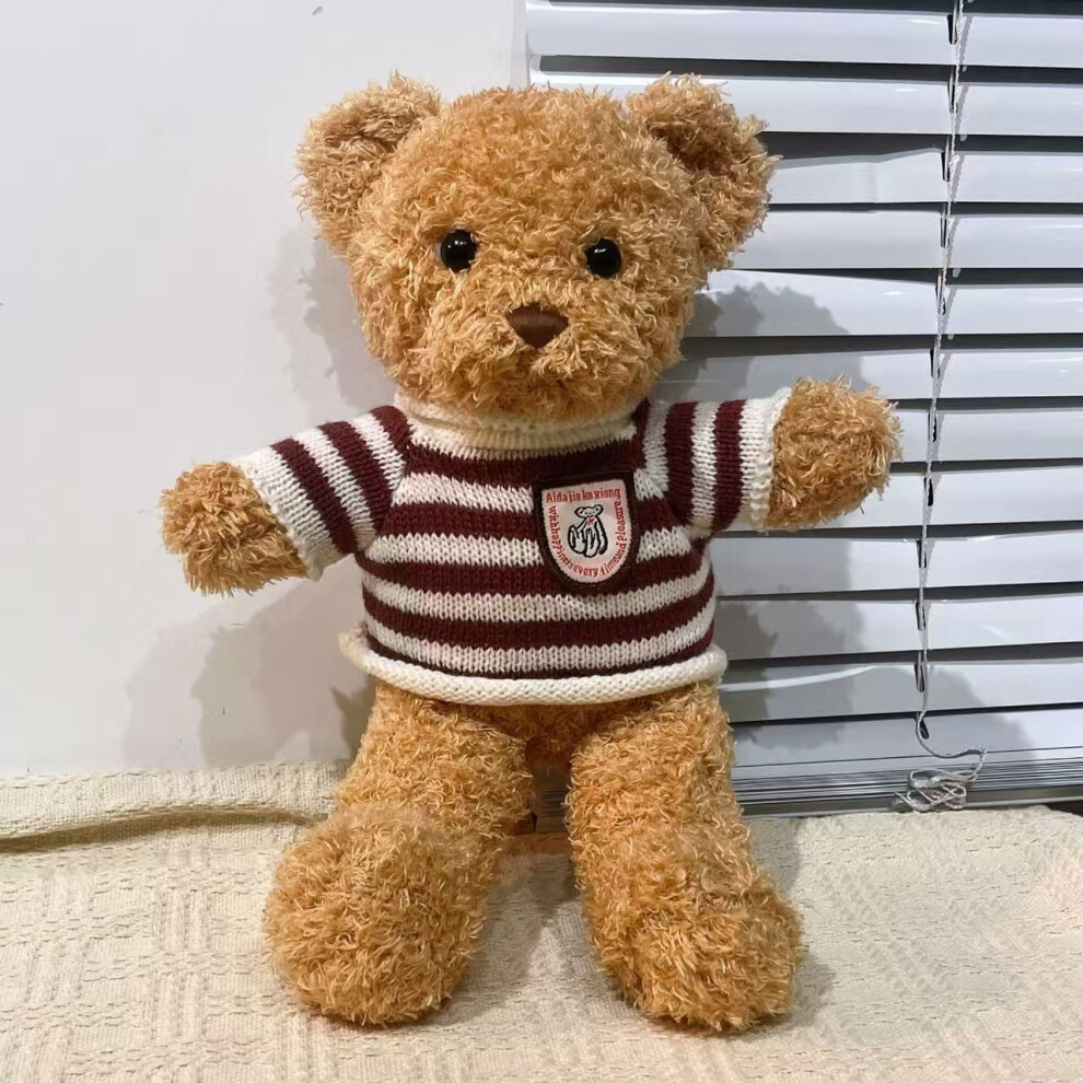 (5) (30 cm) cute cuddling bear teddy bear doll sleeping and dressing bear doll plush toy-image-OPC-PHRPBR5-NEW