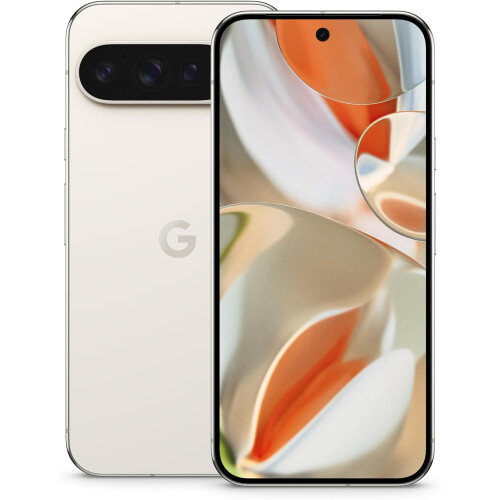 Google (128GB, Porcelain) Google Pixel 9 Pro XL Unlocked Android Smartphone with Gemini, Triple Rear Camera System