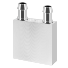 Aluminum Water Cooling Block Cooler for Computer CPU Radiator Silver