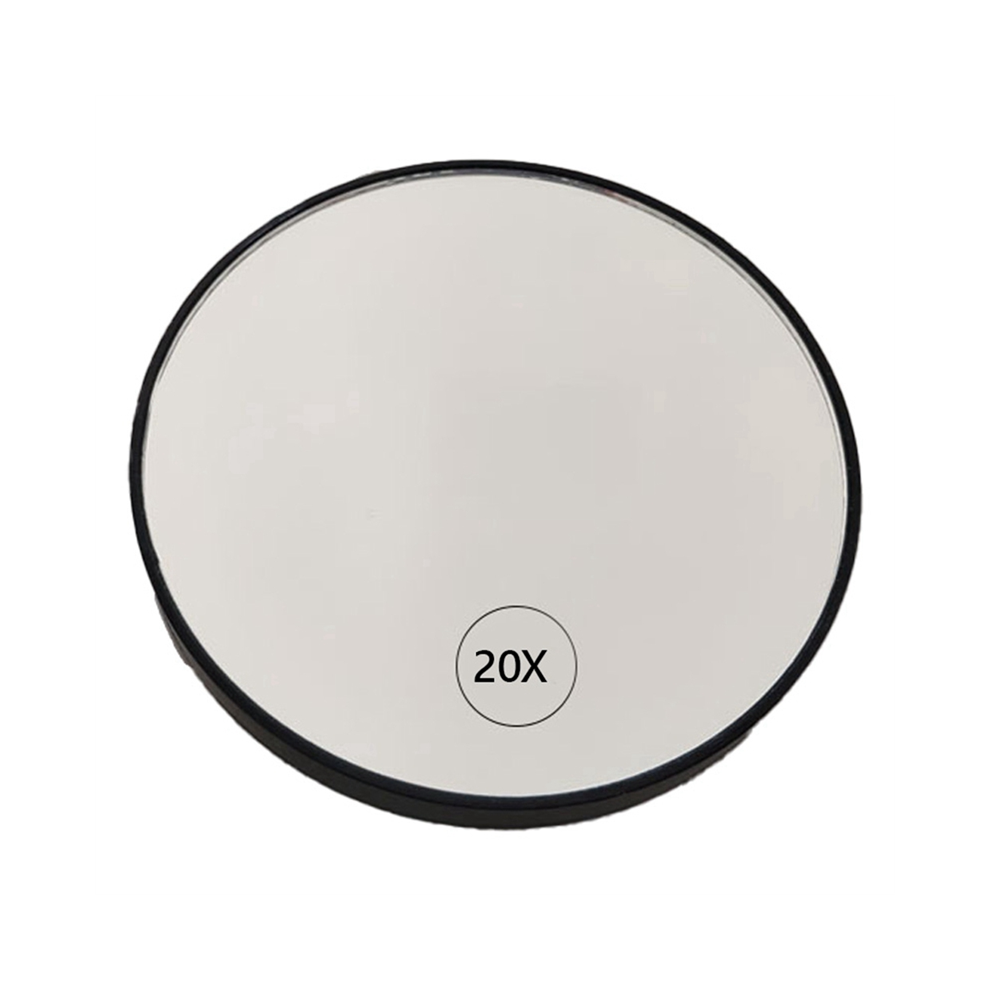 Sem Marca Black Anti-Fog Magnifying Makeup Mirror Suction Cup Vanity Mirror,