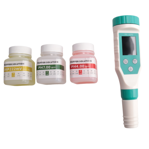 Testeur de pH/chlore libre/ORP/EC/TDS/sel/température 7 en 1 2