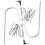 Replacement High-Temperature Meat Probe, 2Pc Waterproof BBQ Probe 1