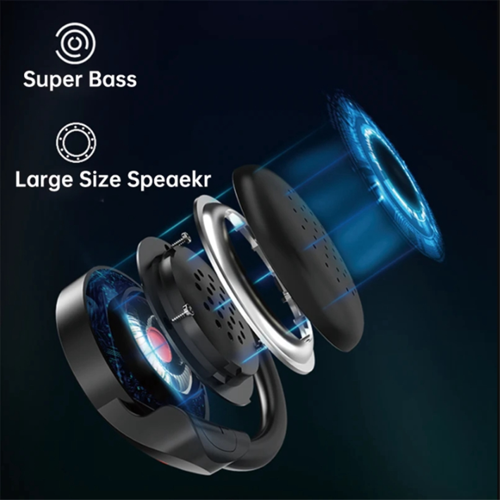 Casque stéréo Bluetooth A6 pour le sport et la course à pied