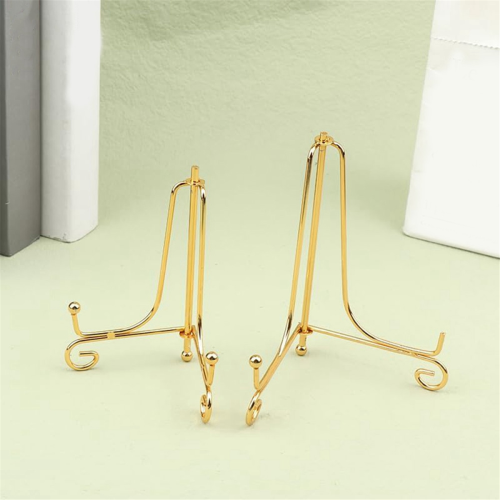 Iron Display Stand Craft Bracket Book Holder Easel Storage Decor-12cm 2