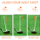 Golf Alignment Sticks, Golf Club Alignment Stick Training Aids, B 2
