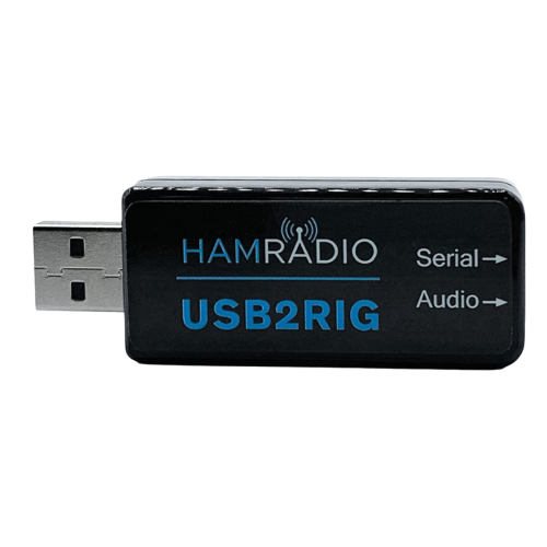 Conector de placa de som USB para rádio comercial USB2RIG 1