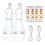 USB Rechargeable Light Bulb,Battery Backup Emergency Light Bulb,2 PCS 1