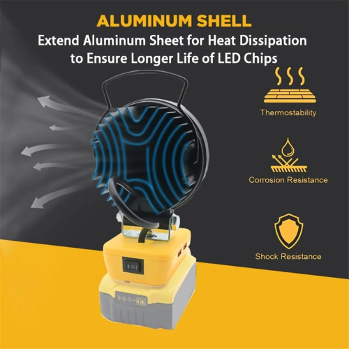 LED Work Light Portable Tool Lamp for 20V Lithium Battery -206 1