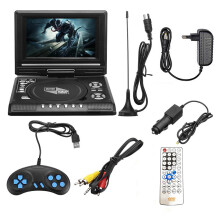 Televizor de 7,8 inch cu DVD player auto, cu funcție TV/FM/USB/jocuri - ștecher UE