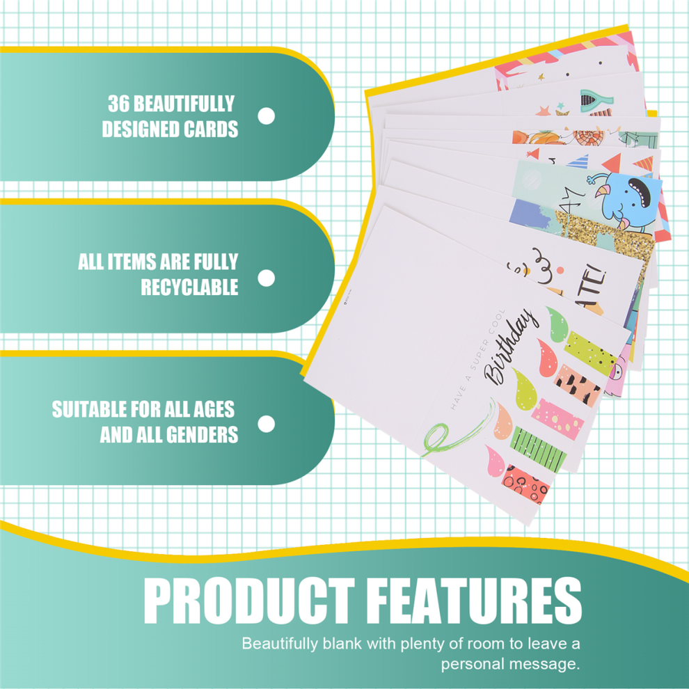 Cartoline Muffin Compleanno Biglietti Invito Compleanno Muffin - Set Da 12 Con Buste | BeriluDesign Cartoline Compleanno