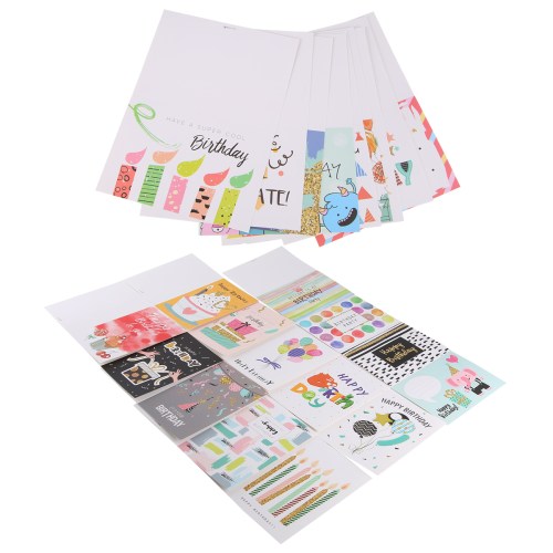 Cartoline Muffin Compleanno Biglietti Invito Compleanno Muffin - Set Da 12 Con Buste | BeriluDesign Cartoline Compleanno - Foto 4