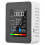 5-in-1 luchtkwaliteitsmonitor, USB oplaadbare CO2-detector wit 1