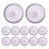 12 luces LED sumergibles, velas de té, funciona con pilas 3