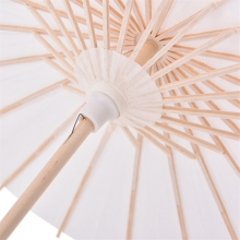 Chinese ancient style wedding decoration white bride umbrella 30cm
