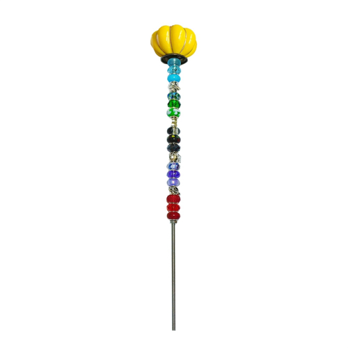 Kit Fai Da Te Per Bacchette Da Giardino Con Perline Colorate – 200 Pezzi, Aste In Acciaio E Cristalli Per Decorazioni Esterni
