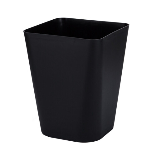 Household Large Trash Can Paper Basket Black