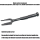 Ball Joint Separator Long Ball Joint Splitter Joint Separator Tool 4