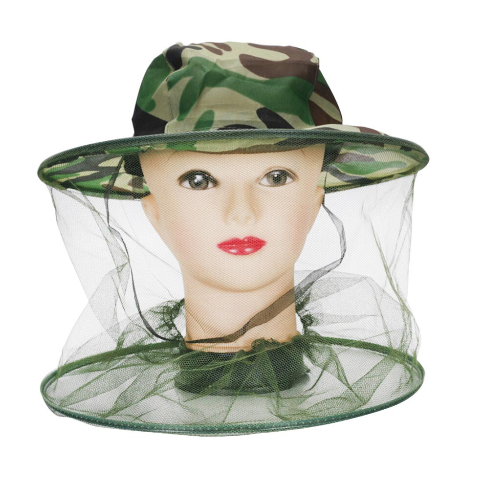 Beekeeper Anti mosquito Bee Mask Hat with Net Mesh Face Protection-image-OPC-PHRQ7ZW-NEW