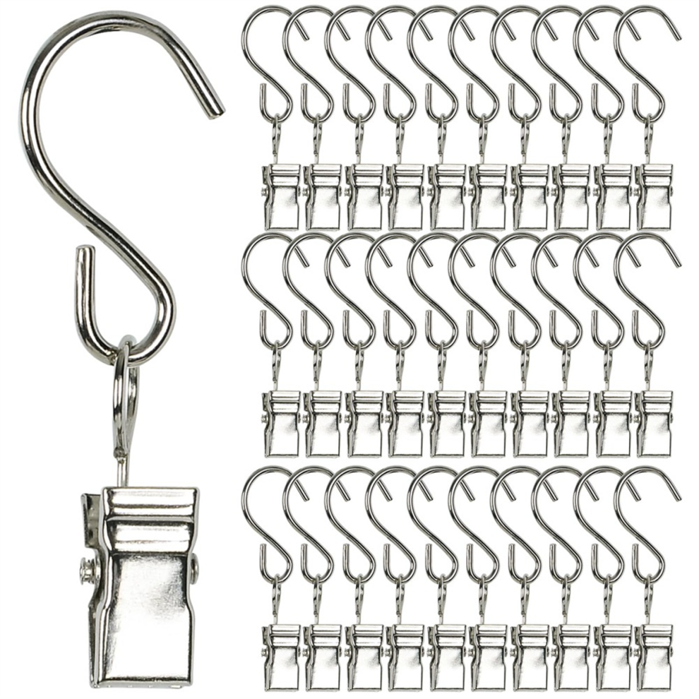 50 Pack Clip Curtain Clips,Photos Clip,Party Decor Supplies-image-OPC-PHRQ8HD-NEW