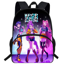(Style 10) Kpop Demon Hunters Cartoon School Backpack Durable Material Anti Students Shock