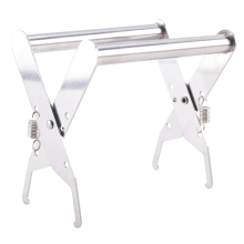 Soporte de marco de colmena de acero inoxidable con agarre para marco de captura y clip para colmena