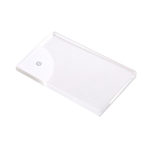 LED Blank Acrylic Glowing Business Card Light Name Tag Board