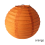 Orange Paper lanterns, diy round lanterns suitable for weddings 2