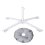 Βάση ομπρέλας, πτυσσόμενη, βάση βαριδιού εξωτερικού χώρου, λευκή 1