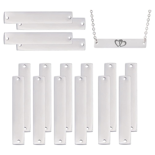 16Pcs 304 Stainless Steel Connector Charms 1