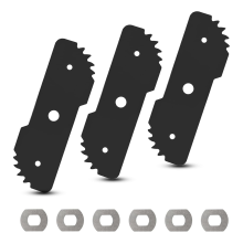 -007 7-1/2in Edge Hog Heavy-Duty Edger for Black & 3PCS