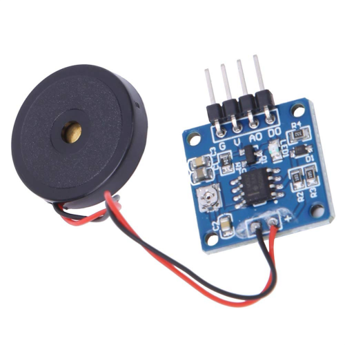 2PCS Piezoelectric Vibration Tapping Sensor Module 2