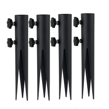 4Pcs Steel Torch Stakes,Garden Stakes for Outdoor Lights