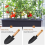 Conjunto de 3 pás de jardim para jardinagem e acampamento 4