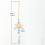 1Pc Artificial Crystal Charm A 7