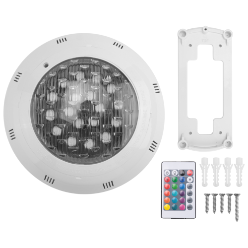 7 χρώματα 24V 18W LED RGB πισίνας φωτεινό φως / τηλεχειριστήριο