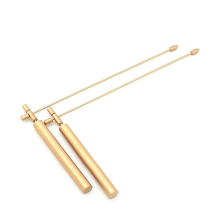 11.8In Lenght Dowsing Rod Copper Practical Handle Dowsing Rods Tools