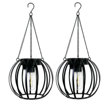 Brighter Hanging Solar Lights Outdoor Waterproof 2 Pack