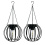 Brighter Hanging Solar Lights Outdoor Waterproof 2 Pack 1