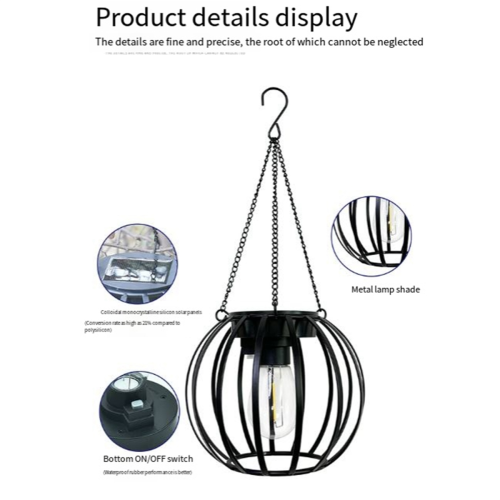 Brighter Hanging Solar Lights Outdoor Waterproof 2 Pack 2