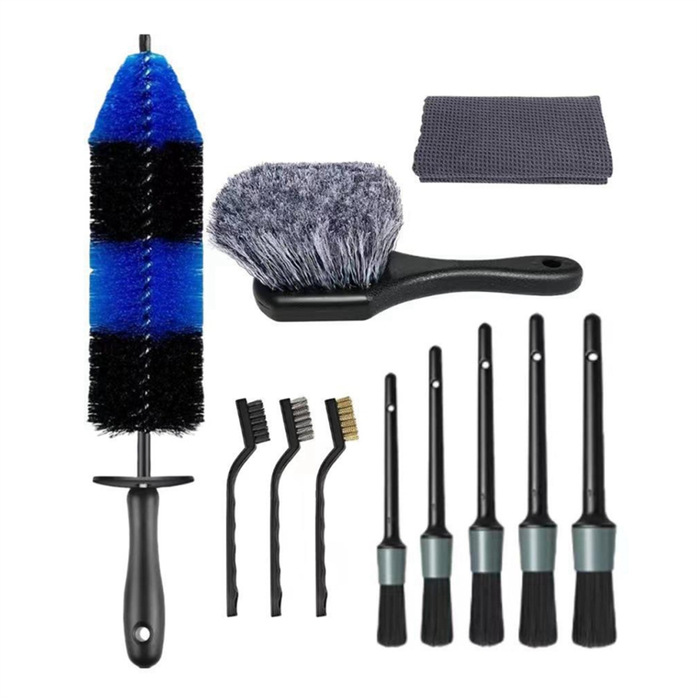 Car Detailing Brush Set, Car Wheel Tire Brush Set, Car Detailing Kit 4853021315792