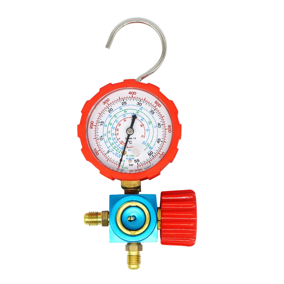 800Psi Refrigerant Air Condition Pressure Gauge For R410a R22 R134a 4853021314603
