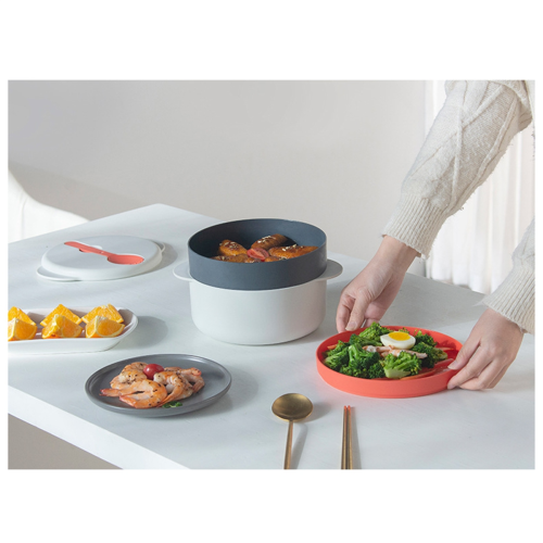 Microwave Cookware Steamer, Kitchen Vegetables Steaming Container 2
