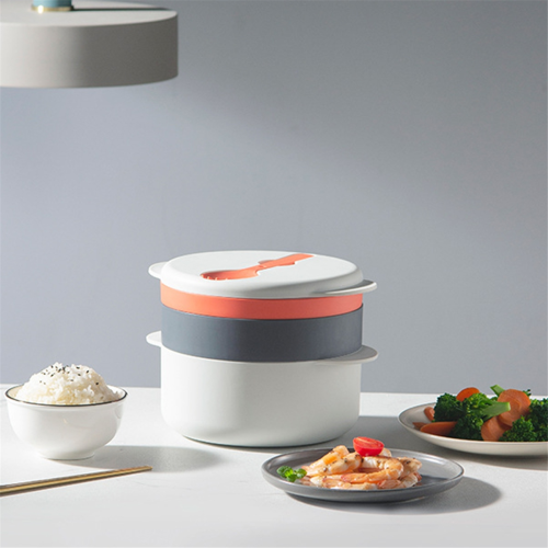 Microwave Cookware Steamer, Kitchen Vegetables Steaming Container 1