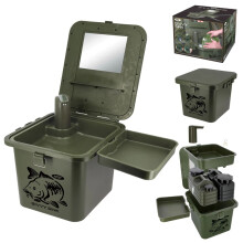 NGT Bivvy Sink Outdoor Wash Station + Auto Tap & Water Container Fishing Camping