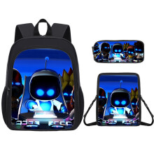 (13)Zaino Studente Cartoni Animati Con Astro Bot Stampa Grafica Design Quotidiano Per