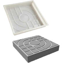 Paver Mold for Brick, Concrete, Stone, Square, for Slabs, Garden, Lawn, Pavers, Driveways, Road Paths, 25 x 25cm