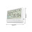 Thermometer Hygrometer Indoor Digital Thermo-Hygrometer with Large Digits and Time Date 18