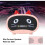 LINJOU Multifunctional Wireless Alarm Clock Bluetooth Speaker(pink) 7