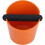 Coffee Grounds Knock Box,  Anti Slip Coffee Grind Dump Bin for Coffee Shop(Orange 9